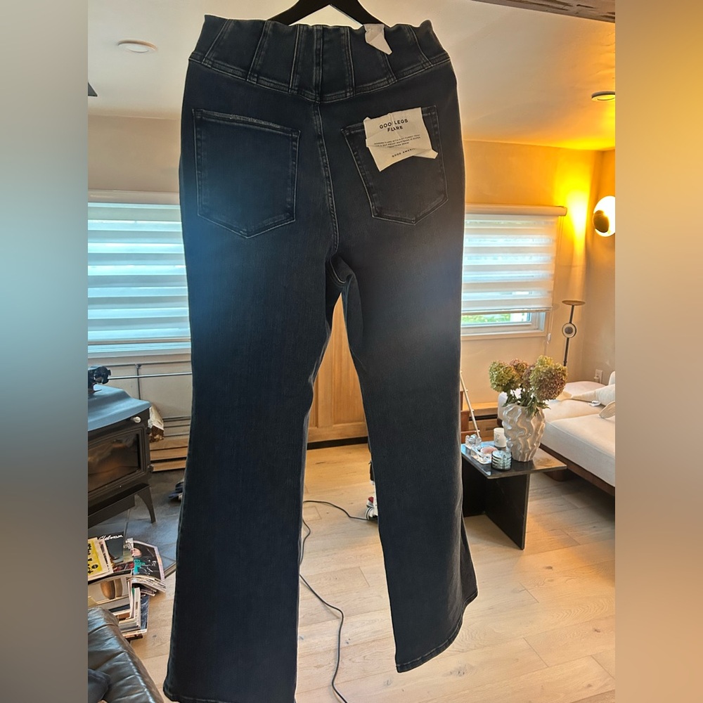 Good American good flare jeans size 15 - Picture 2 of 3